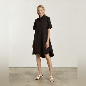 The Daytripper Shirtdress in Black, Size Small, NWT